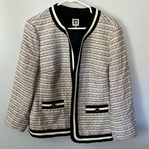 Anne Klein tweed blazer